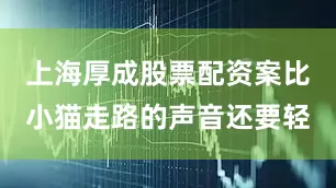 上海厚成股票配资案比小猫走路的声音还要轻