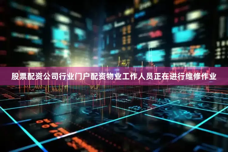 股票配资公司行业门户配资物业工作人员正在进行维修作业