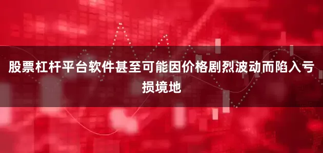股票杠杆平台软件甚至可能因价格剧烈波动而陷入亏损境地
